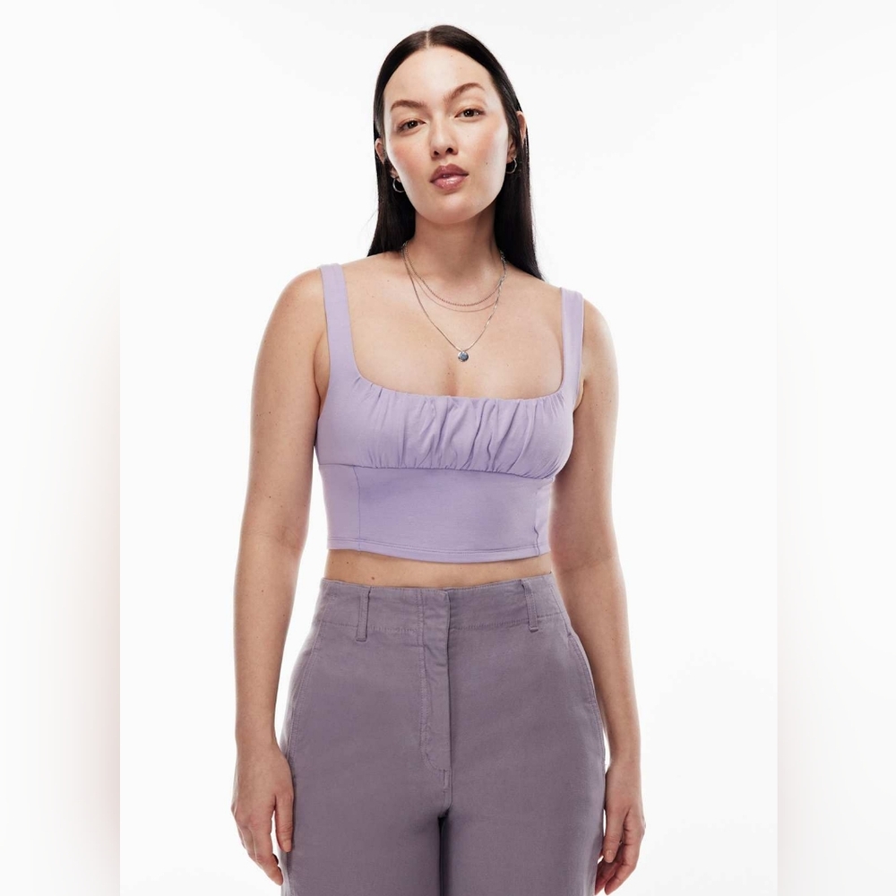 Wilfred Free Aritzia Orbit Tank Top Lavender Size 2XS